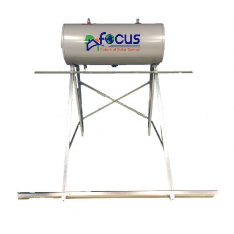 Ηλιακός Θερμοσίφωνας 125lt FOCUS GLASS Επιλεκτικός τιτανίου
